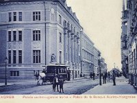 Jurišićeva ulica oko 1905.-1910. godine. Palača austro-ugarske banke